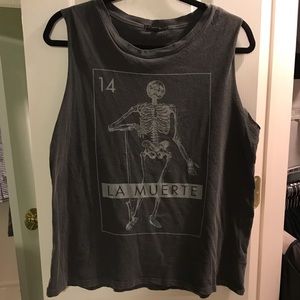 Truly Madly Deeply Skull Muscle Tee